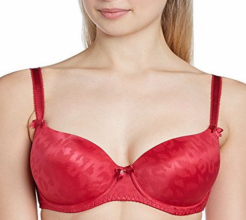 Curvy Kate Womens Smoothie Full Cup Everyday Bra, Red (Wild Ruby), 30J