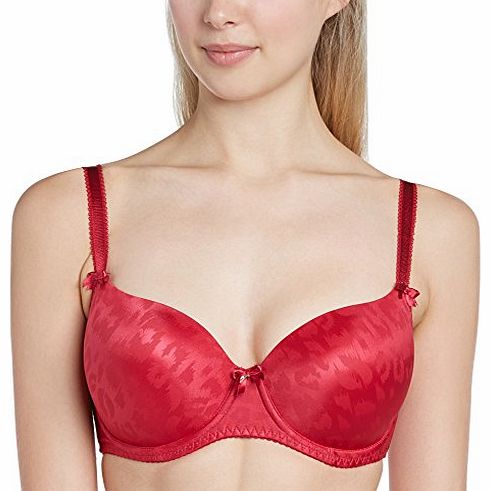 Curvy Kate Womens Smoothie Full Cup Everyday Bra, Red (Wild Ruby), 32F