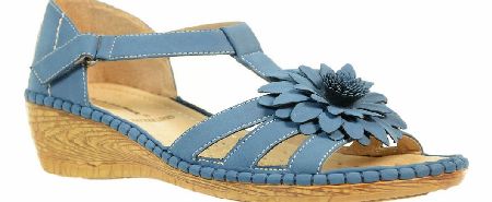 CUSHION WALK Cinderella Blue Comfort Sandal