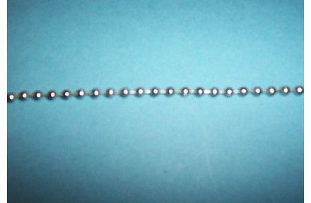 ROLLER / ROMAN BLIND METAL NICKEL 4.5MM BALL CHAIN - SOLD BY THE METRE