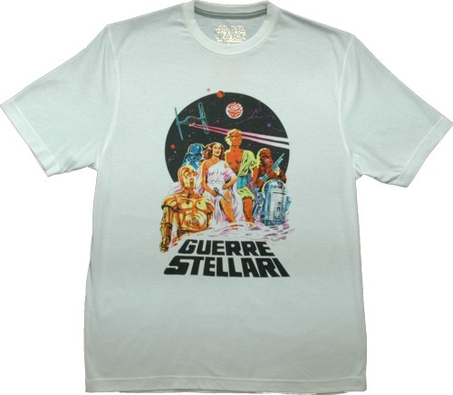 Men` Guerre Stellari Star Wars T-Shirt from Cut and Sew by Marc Ecko
