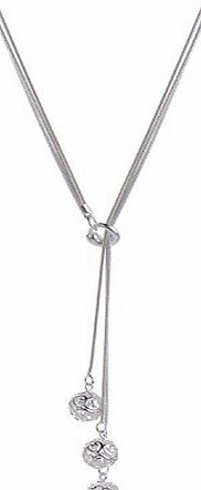 Stunning Solid 925 Silver Multi Silver Ball Pendants Necklace.Excellent quality + Gift Bag.