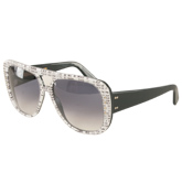 Cutler and Gross Blue and White Sunglasses