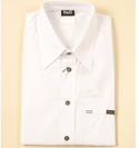 D&G Mens White Long Sleeve Cotton Shirt