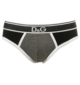 DandG Black, Grey and White Briefs