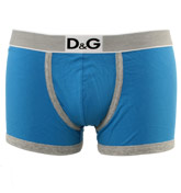 DandG Bright Blue and Grey Trunks