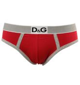 DandG Red and Grey Briefs