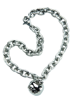 DandG Preppy Ladies Steel Apple Charm Necklace