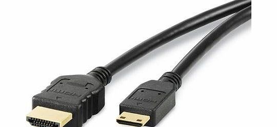 D-BLENDER Black 3 meter / 10ft, High speed Gold Plated MINI HDMI to HDMI Male Cable for DIGITAL CAMERA Fuji FinePix S4800, FinePix S4900, FinePix S6600, FinePix S6700, FinePix S6800 (audio video transfer)