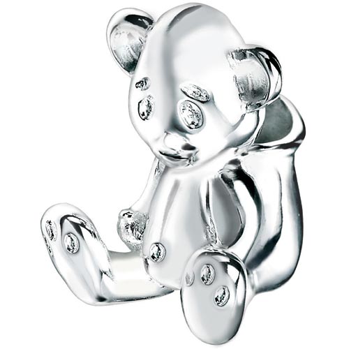 D For Diamond Teddybear Candle Holder in Silver Plate By D For Diamond