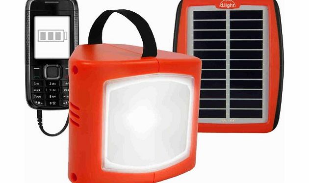 d.light  S300 Solar Lantern/ Charger, Orange