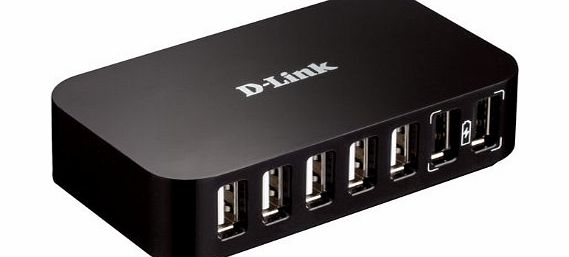 D-Link DUB-H7 7 - Port USB 2.0 Hub External