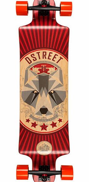 D-Street Drop Down Bear Longboard - 40 inch