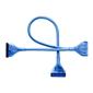 36" ATA133 Round Cable 2 Device - Blue