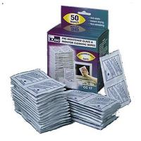 Coated Glass and Lens Cleaner Sachets (50