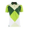 DADA Patterned Polo Shirt (White/Green)