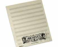 Daddario Archives 12 Stave 50 Sheet Manuscript Pad