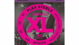 Daddario EFX170 FlexSteels Bass Light 45-100