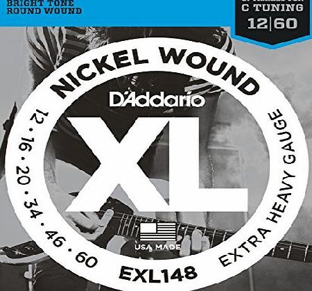 Daddario EXL148 Nickel Wound Extra-Heavy 12-60