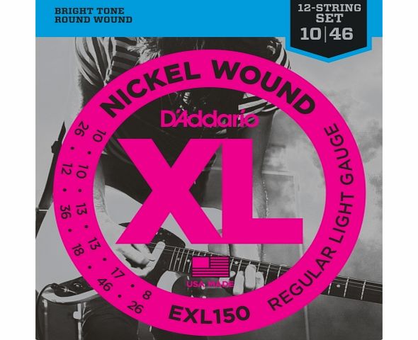 Daddario EXL150 Nickel Wound Regular Light