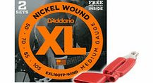 Daddario EXL160 Bass Strings 2 pack with Bass
