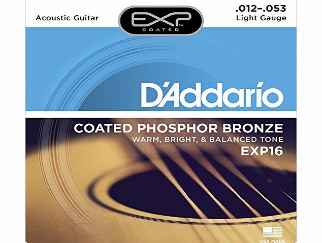 Daddario EXP16 Coated Phosphor Bronze Acoustic