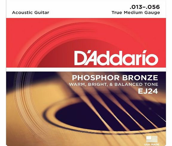 True Medium 13-56 Acoustic Guitar Strings - Phosphor Bronze