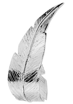 Daisy Knights Silver Feather Ring by Daisy Knights - Size K