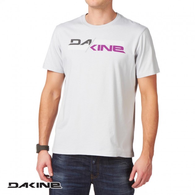 Mens Dakine Offset Rail T-Shirt - Silver