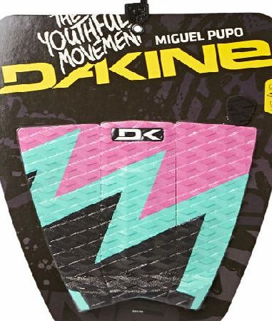 Dakine Miguel Pro Grip Pad - Pink/ Blue/ Black
