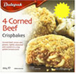 Corned Beef Crispbakes (4 per pack -