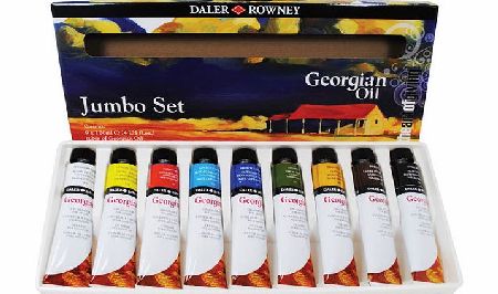 Daler-Rowney Daler Rowney Georgian Jumbo Oil Colours Set 9 X