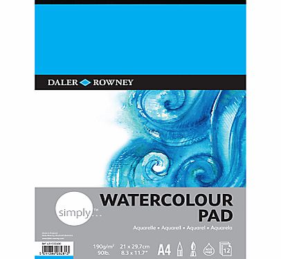 Daler Rowney Daler-Rowney Simply A4 Watercolour Pad