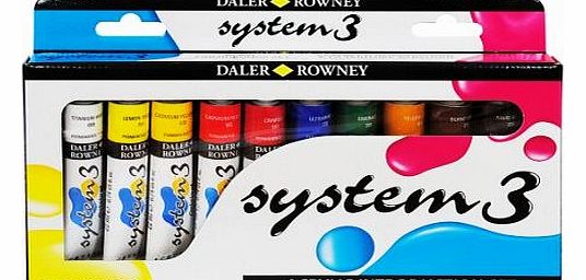 Daler Rowney Daler-Rowney System 3 Acrylic Paint Introduction Set
