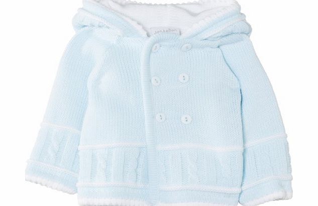 Dandelion Clothing Dandelion Knitted Unisex Baby Jacket for 3 - 6 Months Blue