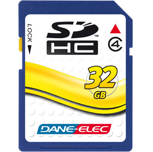 Secure Digital High Capacity (SDHC) Memory Card - 32GB - High Speed Class 4