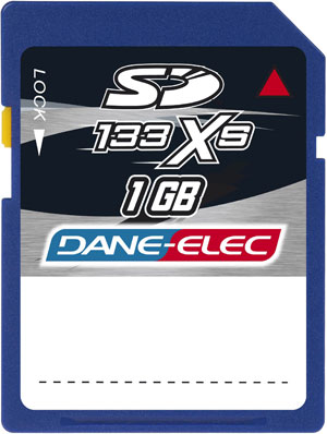 Secure Digital (SD) Memory Card - 1GB - High Speed 133x