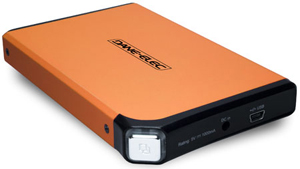 dane-elec So Mobile OTB (One Touch Backup) - Orange - Portable External Hard Disk Drive - 400GB