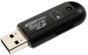 USB Micro Secure Digital High Capacity (SDHC) Reader/Writer (Single Slot) - Ref. SDDR-133