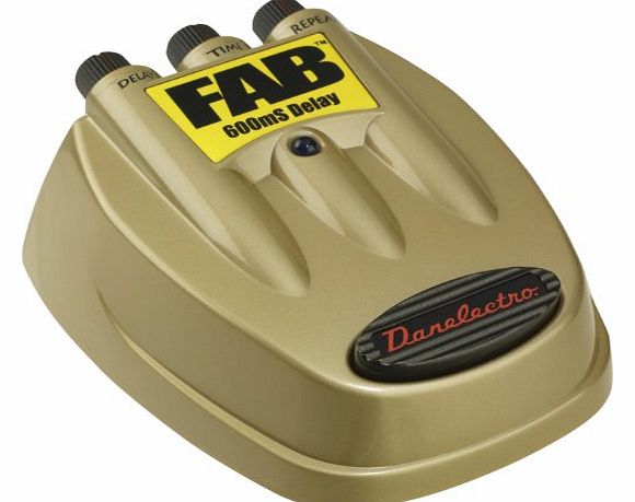 Danelectro D-8 Fab 600ms Delay Guitar Effects Pedal