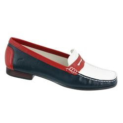 Daniel Hechter Female 0173 Leather Upper Leather Lining Casual Shoes in Multi, Navy, Tan