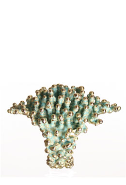Turquoise Coral Burst Ring by Danielademarchi