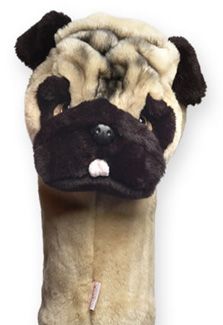 Daphneand#39;s Headcovers DAPHNE` PUG HEADCOVER