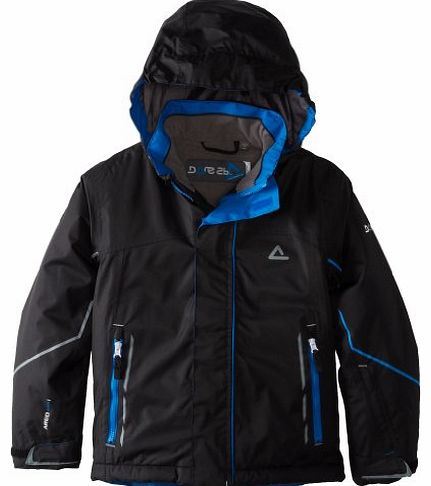 Dare2b Think Out Childrens Boys Girls Kids Waterproof & Breathable Ski / Snowboarding Jacket / Coat (Black, 3 - 4 years (EU 104))