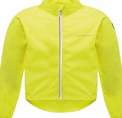 Dare 2b Mens Kids Ensue Cycle Jacket Fluro Yellow 11-12