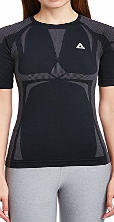 Dare 2b Womens Body Base Layer T-Shirt - Black, Medium/Large