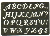 Darice Letters Brass Stencil