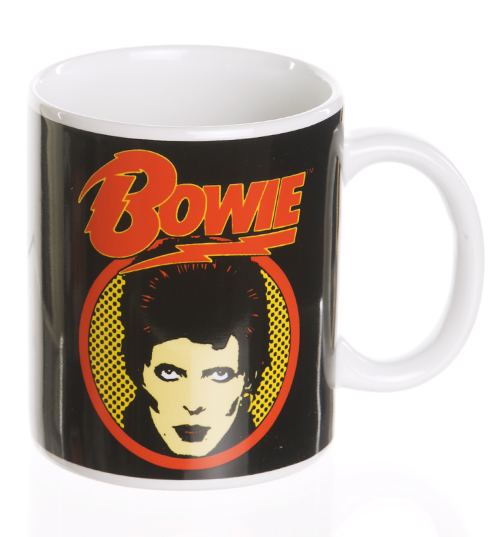 David Bowie Flash Logo Boxed Mug