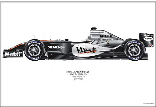 -2005 McLaren MP4/20-Kimi Raikkonen
