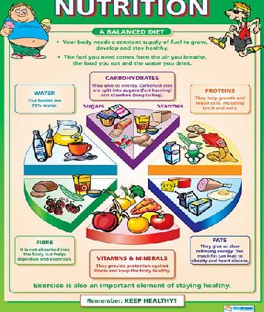 Daydream Nutrition Wall Chart Poster PSHE015-69